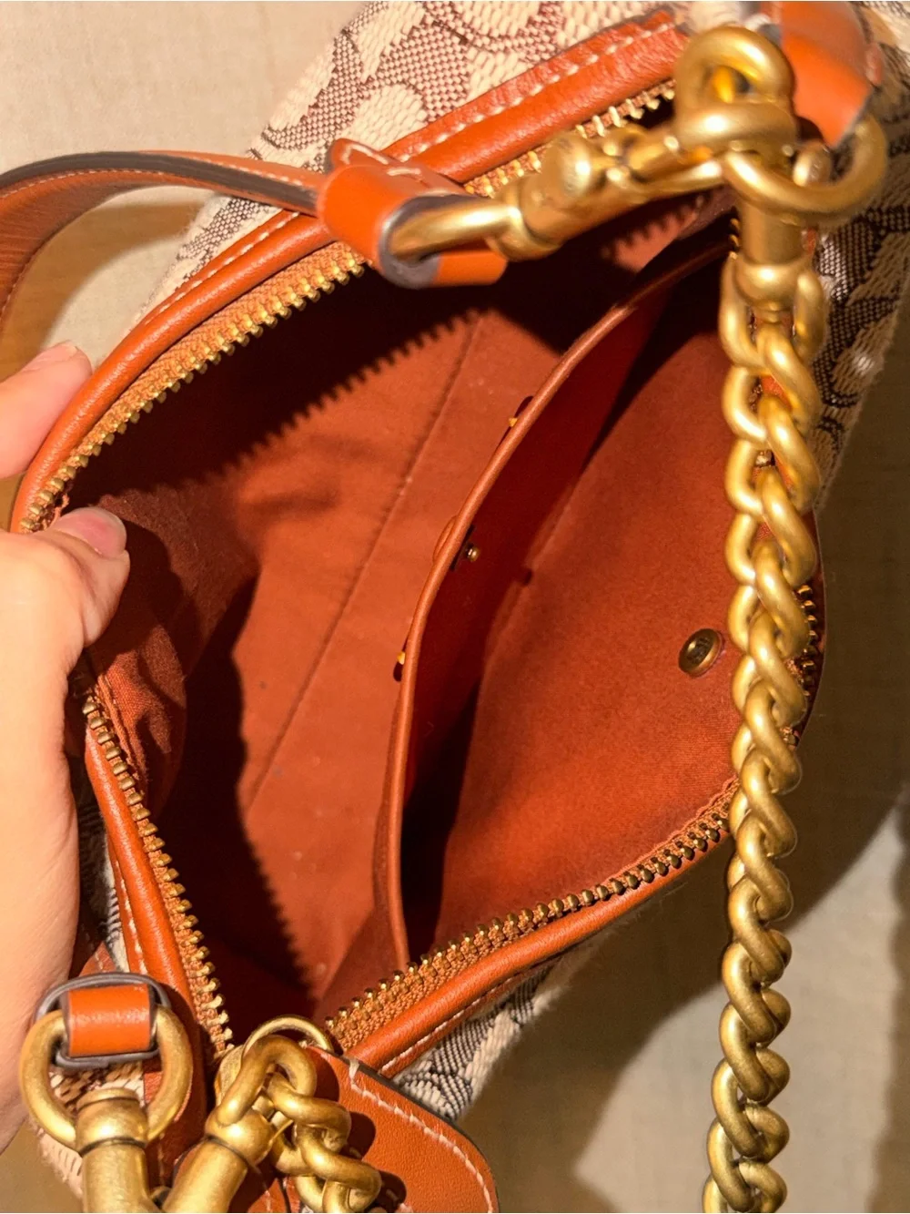 Coach Juliet Shoulder Bag 25 in signature jacquard.